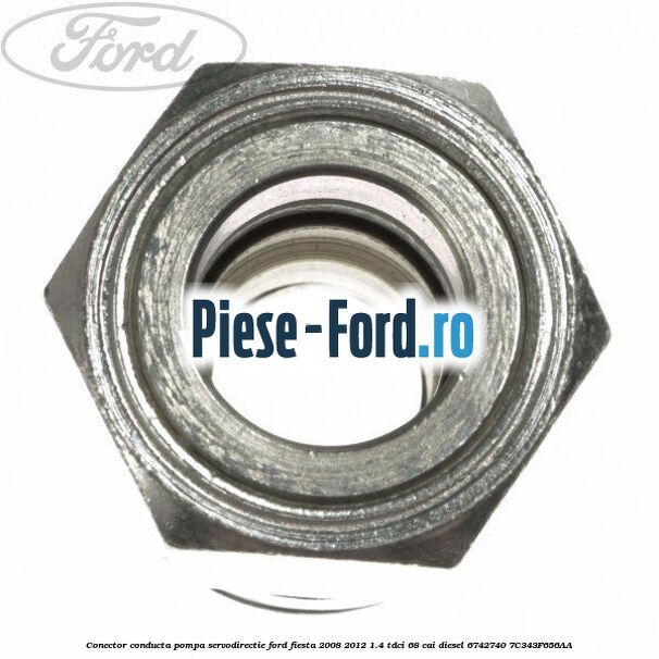 Conector conducta pompa servodirectie Ford Fiesta 2008-2012 1.4 TDCi 68 cai diesel #6EA0DEB49A