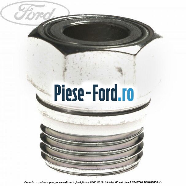 Conector conducta pompa servodirectie Ford Fiesta 2008-2012 1.4 TDCi 68 cai diesel #6EA0DEB49A