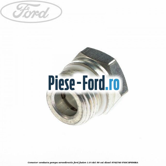 Conector conducta pompa servodirectie Ford Fusion 1.6 TDCi 90 cai diesel #66D2ECF4D4