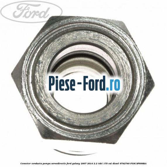 Conector conducta pompa servodirectie Ford Galaxy 2007-2014 2.2 TDCi 175 cai diesel #3456CC006D