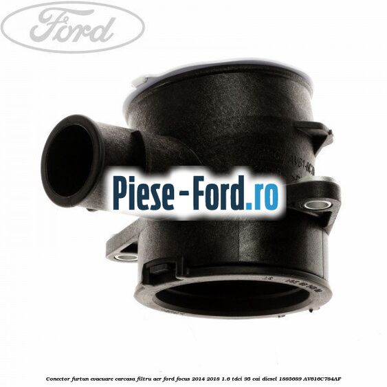 Carcasa filtru de aer cutie automata 6 trepte Ford Focus 2014-2018 1.6 TDCi 95 cai diesel