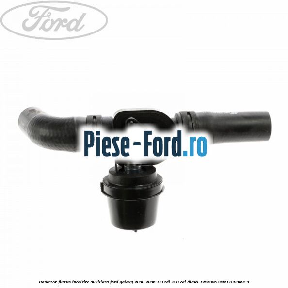 Conector furtun incalzire auxiliara Ford Galaxy 2000-2006 1.9 TDI 130 cai diesel #6848CEF03C