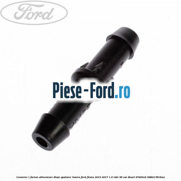 Conector I furtun alimentare diuze spalator luneta Ford Fiesta 2013-2017 1.5 TDCi 95 cai diesel