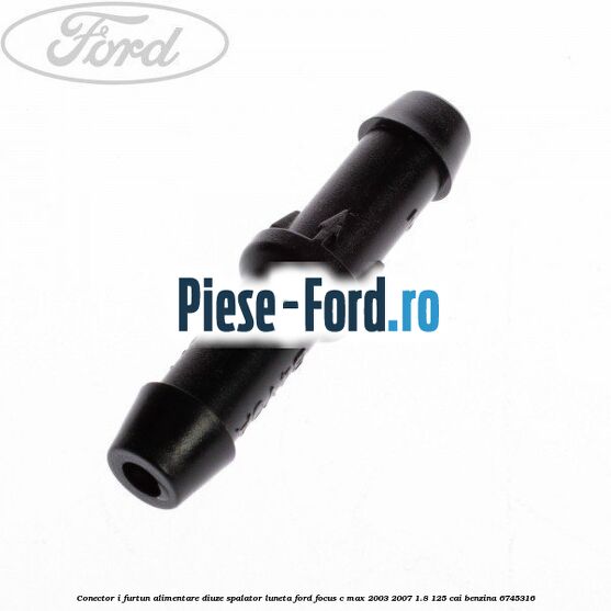 Conector I furtun alimentare diuze spalator luneta Ford Focus C-Max 2003-2007 1.8 125 cai