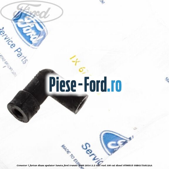Conector L furtun diuza spalator luneta Ford Transit 2006-2014 2.2 TDCi RWD 100 cai diesel #6CE6B515DD