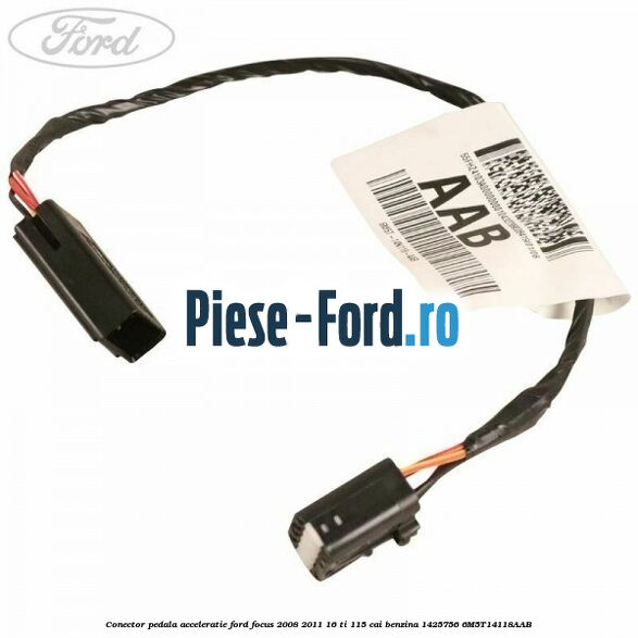 Conector pedala acceleratie Ford Focus 2008-2011 1.6 Ti 115 cai #3F05E4F800