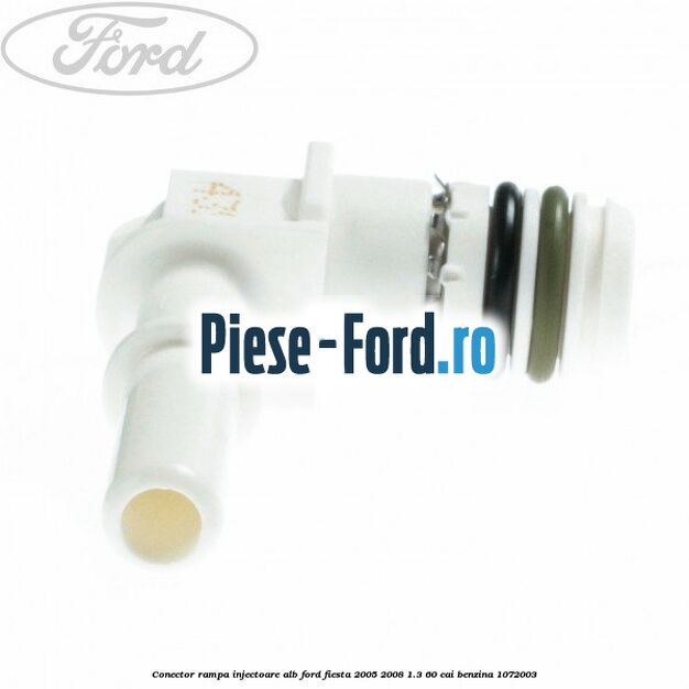 Conector rampa injectoare alb Ford Fiesta 2005-2008 1.3 60 cai benzina #9C2FB417E8