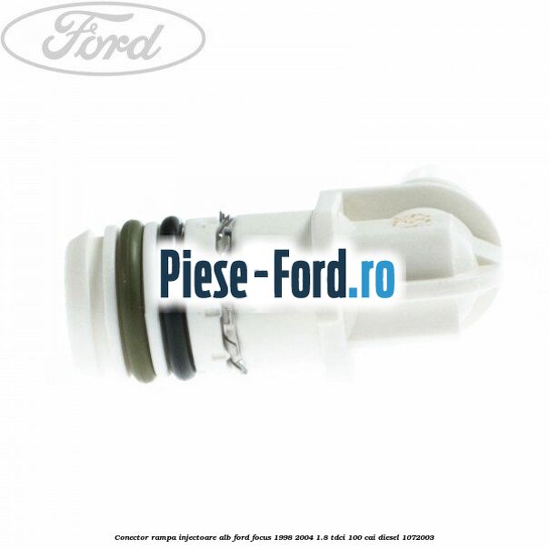 Conector rampa injectoare alb Ford Focus 1998-2004 1.8 TDCi 100 cai diesel #7AA278A0BC