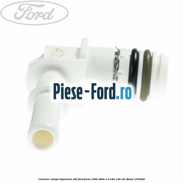 Conector rampa injectoare alb Ford Focus 1998-2004 1.8 TDCi 100 cai diesel #7AA278A0BC