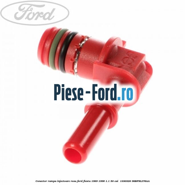 Conector rampa injectoare rosu Ford Fiesta 1989-1996 1.1 50 cai  #8006126CC9