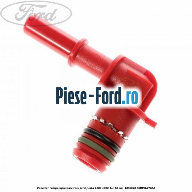 Conector rampa injectoare rosu Ford Fiesta 1989-1996 1.1 50 cai  #8006126CC9