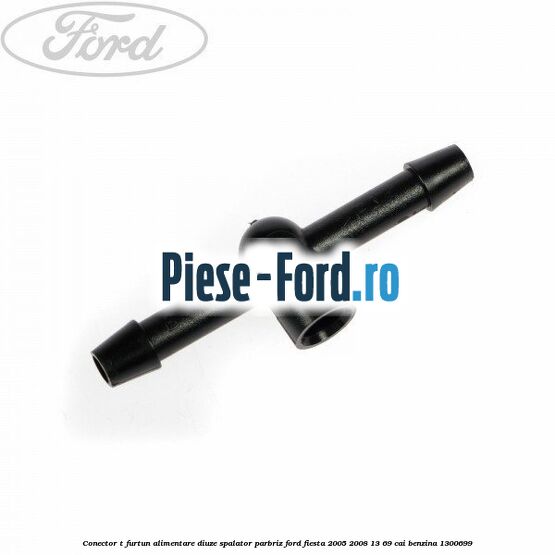 Conector T furtun alimentare diuze spalator parbriz Ford Fiesta 2005-2008 1.3 69 cai #728AE6AEA7