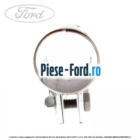 Conector teava esapament intermediara 50 MM Ford Fiesta 2013-2017 1.6 ST 200 200 cai benzina
