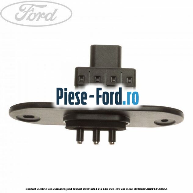 Clips prindere cablu incuietoare usa culisanta stanga Ford Transit 2006-2014 2.2 TDCi RWD 100 cai diesel