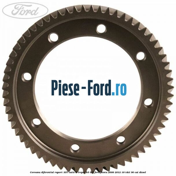 Coroana diferential raport 3.37 cutie 5 trepte B5/IB5 Ford Fiesta 2008-2012 1.6 TDCi 90 cai diesel