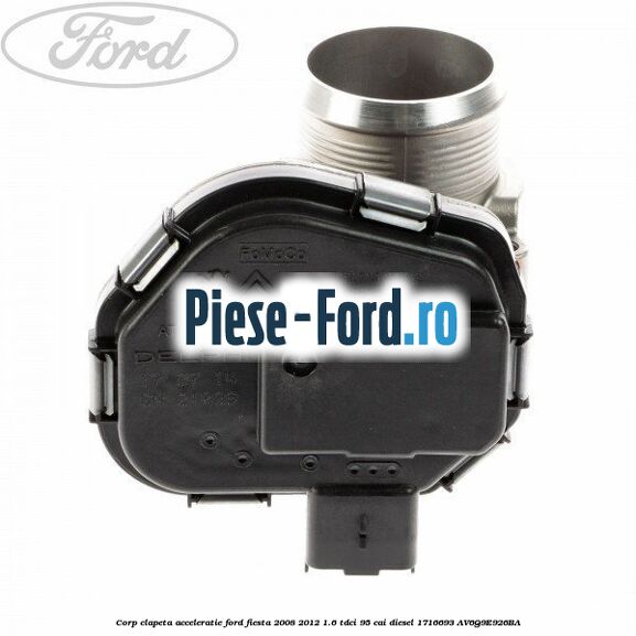 Corp clapeta acceleratie Ford Fiesta 2008-2012 1.6 TDCi 95 cai diesel #7466EA2CCA