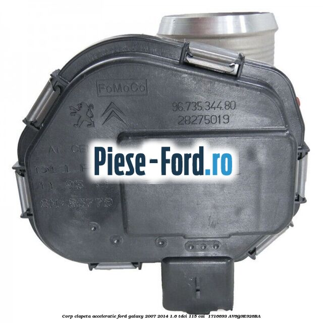 Corp clapeta acceleratie Ford Galaxy 2007-2014 1.6 TDCi 115 cai  #5672B06633