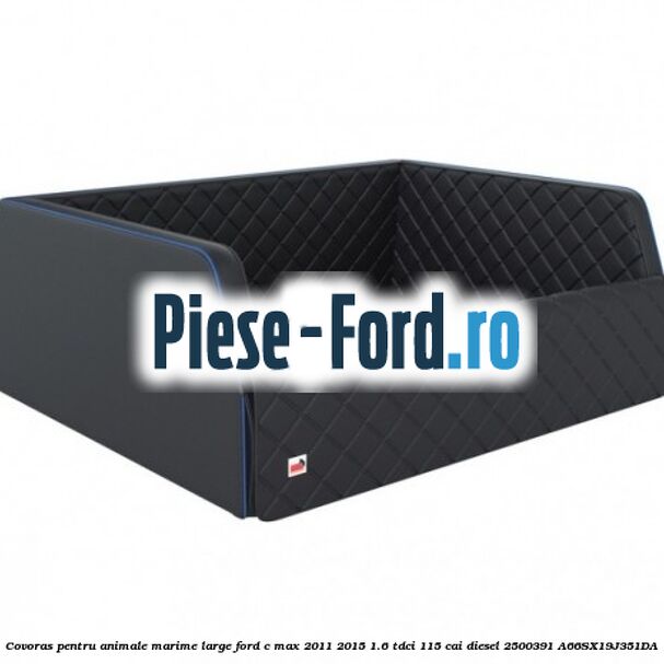 Caseta de Transport Caree Pentru pisici si caini, Smoked Pearl Ford C-Max 2011-2015 1.6 TDCi 115 cai diesel