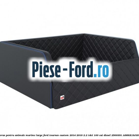 Caseta de Transport Caree Pentru pisici si caini, Smoked Pearl Ford Tourneo Custom 2014-2018 2.2 TDCi 100 cai diesel