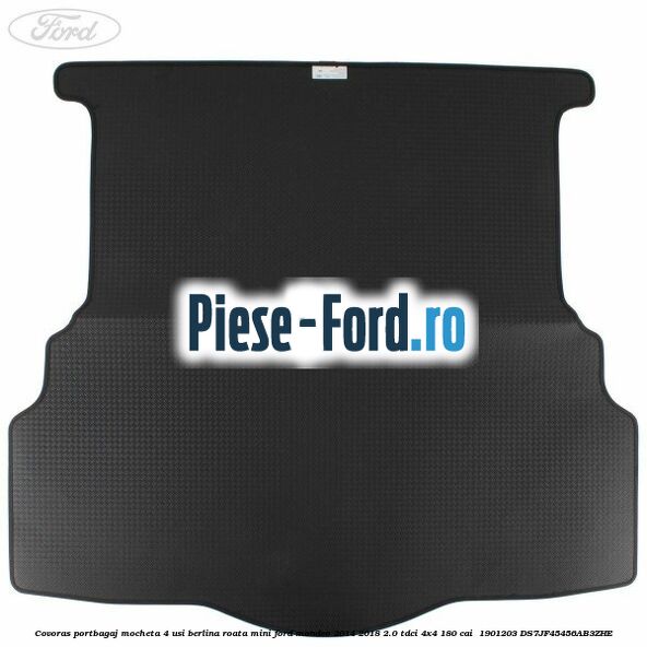 Covoras portbagaj mocheta 4 usi berlina roata mini Ford Mondeo 2014-2018 2.0 TDCi 4x4 180 cai  #E584900AF2