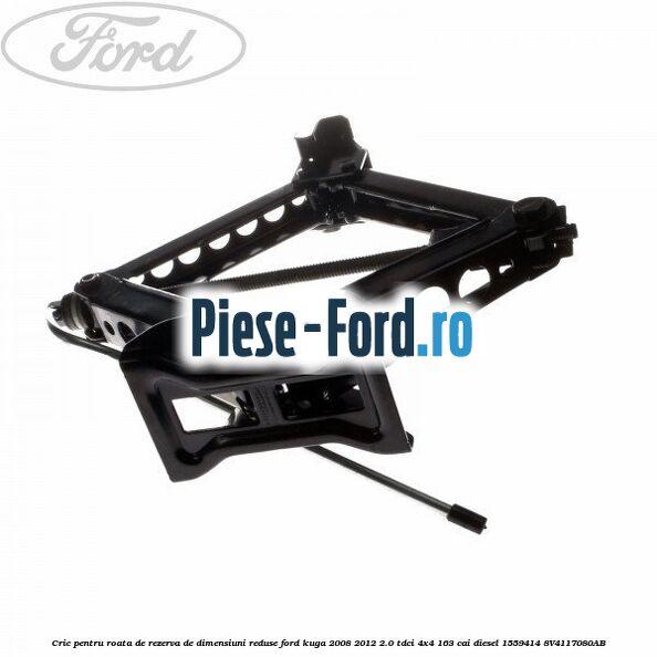 Cric, pentru roata de rezerva de dimensiuni reduse Ford Kuga 2008-2012 2.0 TDCI 4x4 163 cai diesel #FD45B4821E