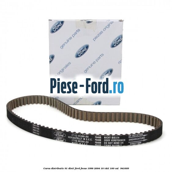 Curea distributie 91 dinti Ford Focus 1998-2004 1.8 TDCi 100 cai #47B3388BB0