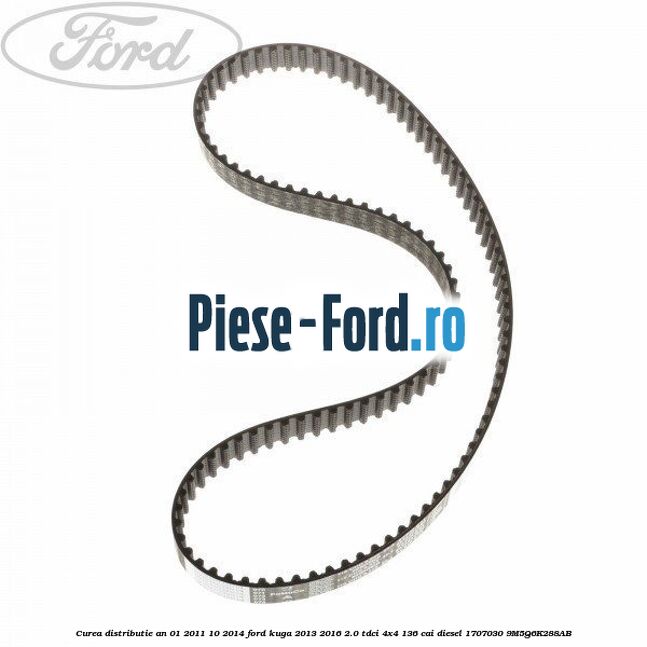 Curea distributie an 01/2011-10/2014 Ford Kuga 2013-2016 2.0 TDCi 4x4 136 cai diesel #4FD77A1665