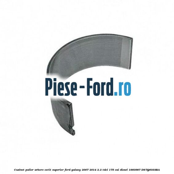 Cuzinet palier arbore cotit superior Ford Galaxy 2007-2014 2.2 TDCi 175 cai diesel