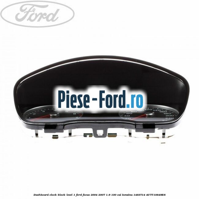 Dashboard clock block level 1 Ford Focus 2004-2007 1.6 100 cai benzina #A33D325CE8