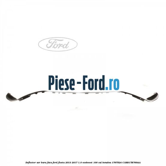 Deflector aer bara fata Ford Fiesta 2013-2017 1.0 EcoBoost 100 cai benzina