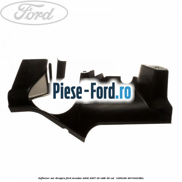 Deflector aer dreapta Ford Mondeo 2000-2007 2.0 TDDI 90 cai #7C662340D4