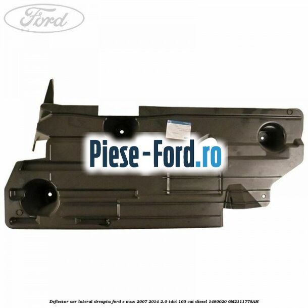 Clapeti deflector aer cu inchidere Ford S-Max 2007-2014 2.0 TDCi 163 cai diesel