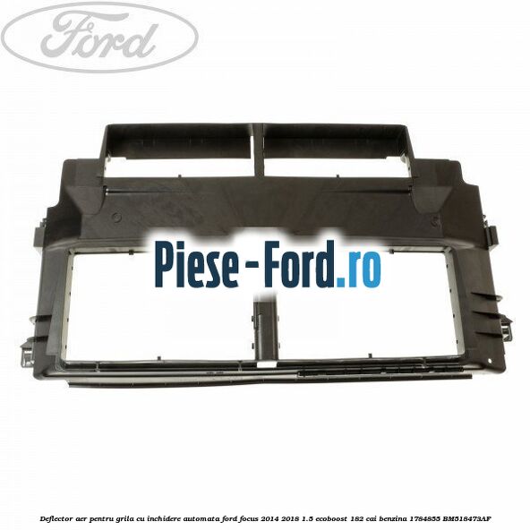 Deflector aer, pentru grila cu inchidere automata Ford Focus 2014-2018 1.5 EcoBoost 182 cai benzina