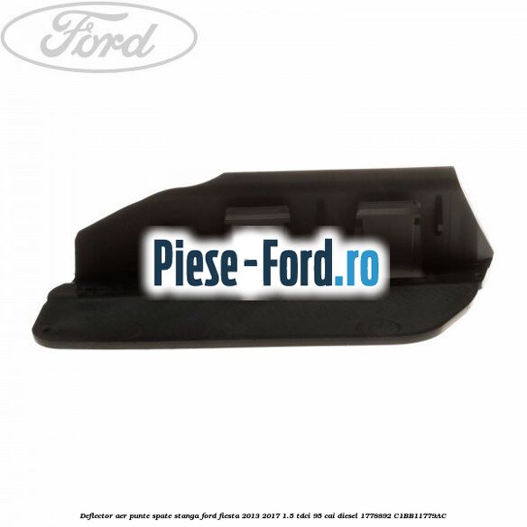Deflector aer punte spate stanga Ford Fiesta 2013-2017 1.5 TDCi 95 cai diesel