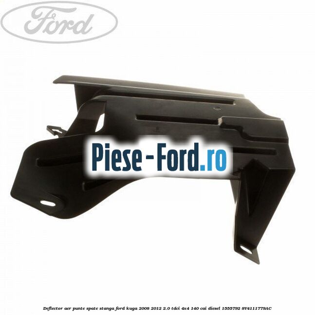 Deflector aer punte spate stanga Ford Kuga 2008-2012 2.0 TDCI 4x4 140 cai diesel