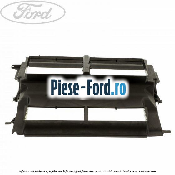 Deflector aer radiator apa, priza aer inferioara Ford Focus 2011-2014 2.0 TDCi 115 cai diesel