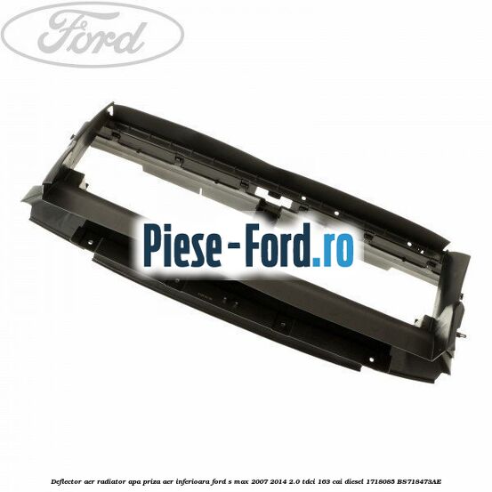 Deflector aer radiator apa, priza aer inferioara Ford S-Max 2007-2014 2.0 TDCi 163 cai diesel