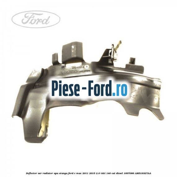 Deflector aer radiator apa stanga Ford C-Max 2011-2015 2.0 TDCi 140 cai #DD08B5E12E