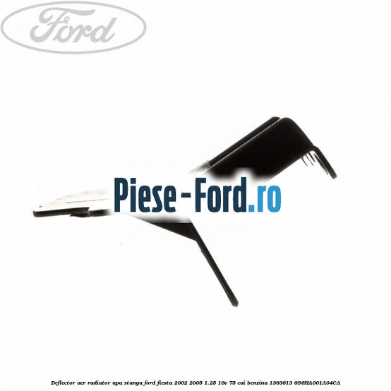 Deflector aer radiator apa stanga Ford Fiesta 2002-2005 1.25 16V 75 cai benzina #864C0CFEA6