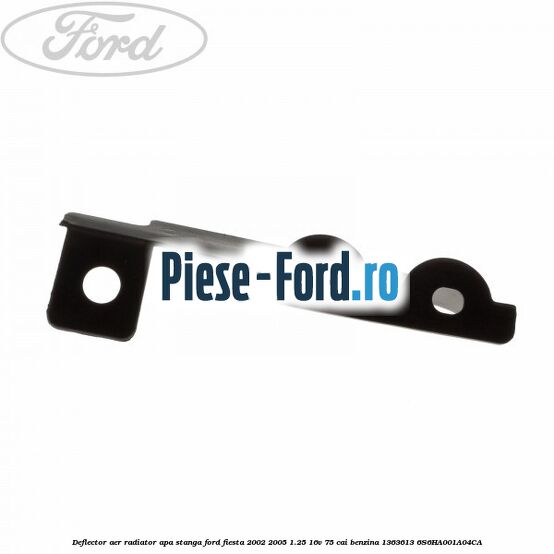 Deflector aer radiator apa stanga Ford Fiesta 2002-2005 1.25 16V 75 cai benzina #864C0CFEA6