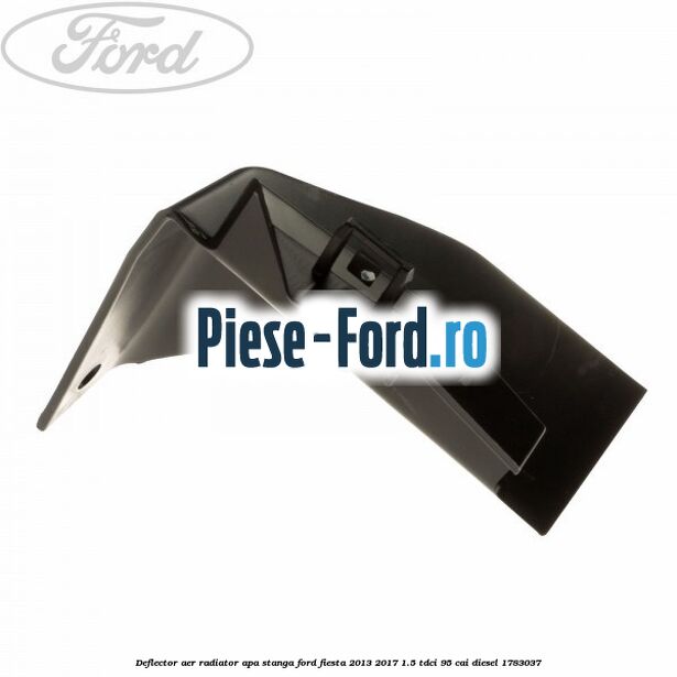 Deflector aer radiator apa stanga Ford Fiesta 2013-2017 1.5 TDCi 95 cai diesel