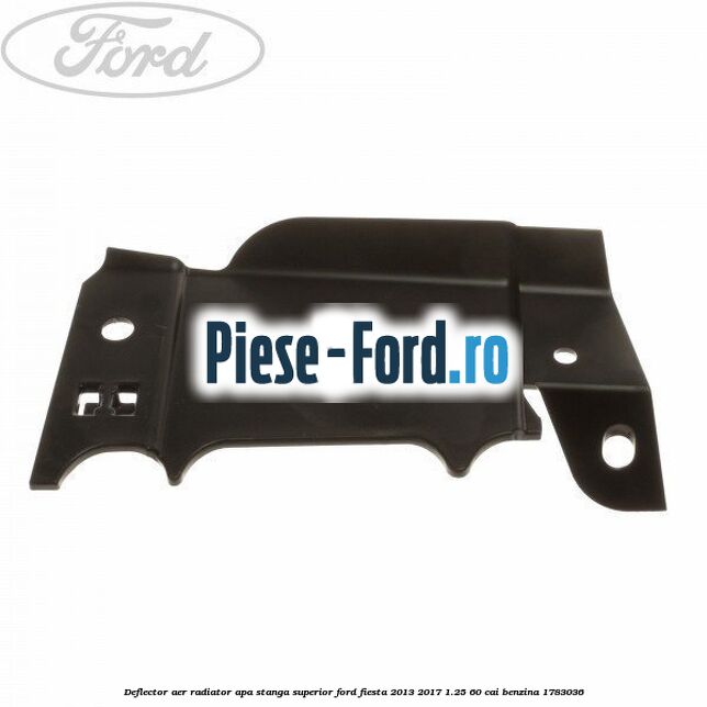 Deflector aer radiator apa stanga superior Ford Fiesta 2013-2017 1.25 60 cai