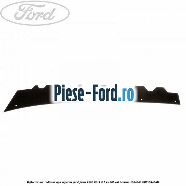 Deflector aer radiator apa, priza aer inferioara Ford Focus 2008-2011 2.5 RS 305 cai benzina
