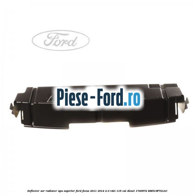 Deflector aer radiator apa, superior Ford Focus 2011-2014 2.0 TDCi 115 cai diesel