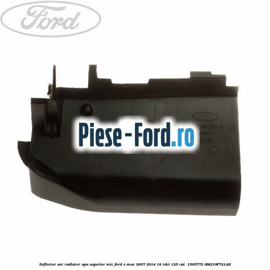 Deflector aer radiator apa superior mic Ford S-Max 2007-2014 1.8 TDCi 125 cai #7E36AC7507