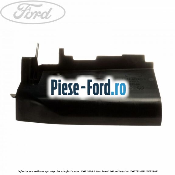 Deflector aer radiator apa, superior mic Ford S-Max 2007-2014 2.0 EcoBoost 203 cai benzina