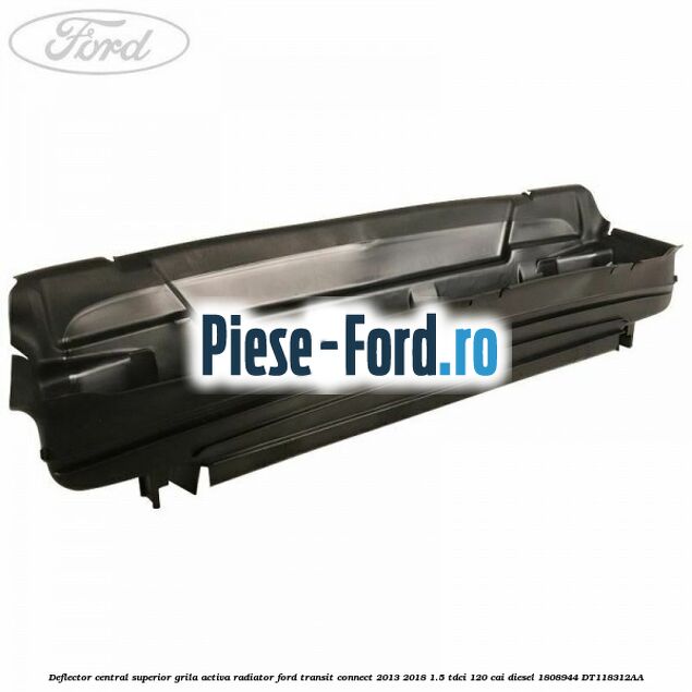 Deflector central superior grila activa radiator Ford Transit Connect 2013-2018 1.5 TDCi 120 cai diesel