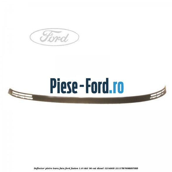 Deflector pietre bara fata Ford Fusion 1.6 TDCi 90 cai diesel