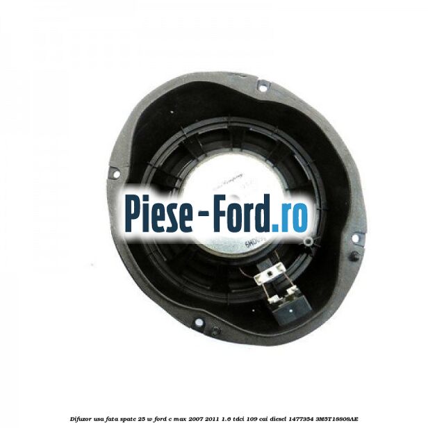 Difuzor usa fata/spate 25 W Ford C-Max 2007-2011 1.6 TDCi 109 cai diesel
