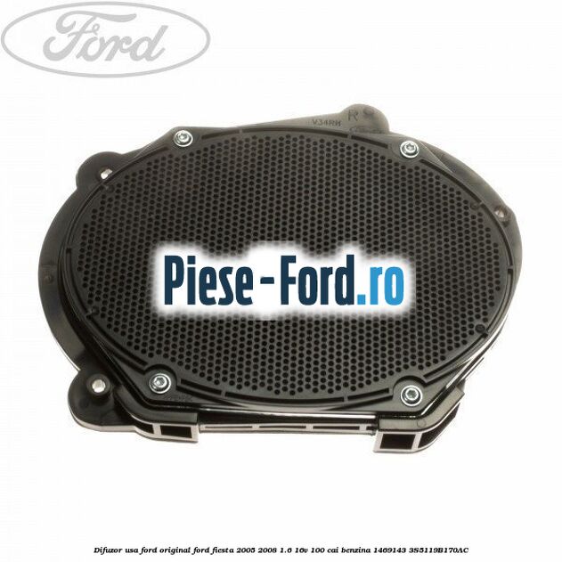Difuzor usa fata/spate Ford original Ford Fiesta 2005-2008 1.6 16V 100 cai benzina